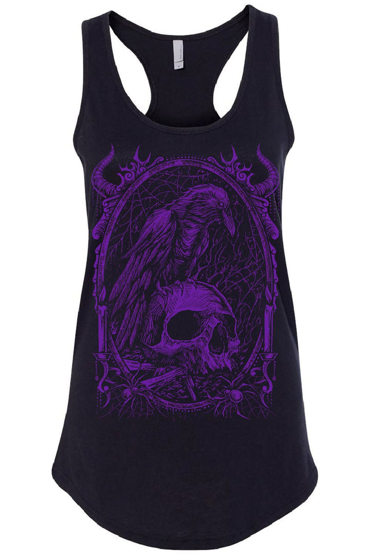 Death Raven T-shirt [PURPLE] - graphic t-shirt - VampireFreaks - VampireFreaks