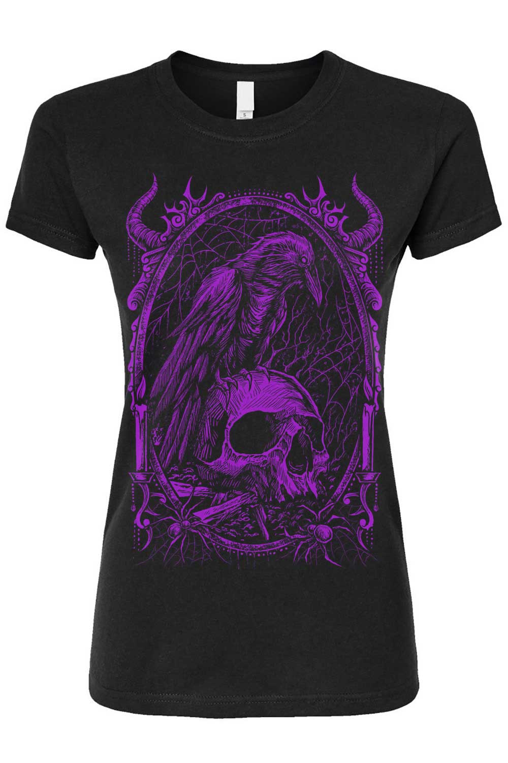 Death Raven T-shirt [PURPLE]