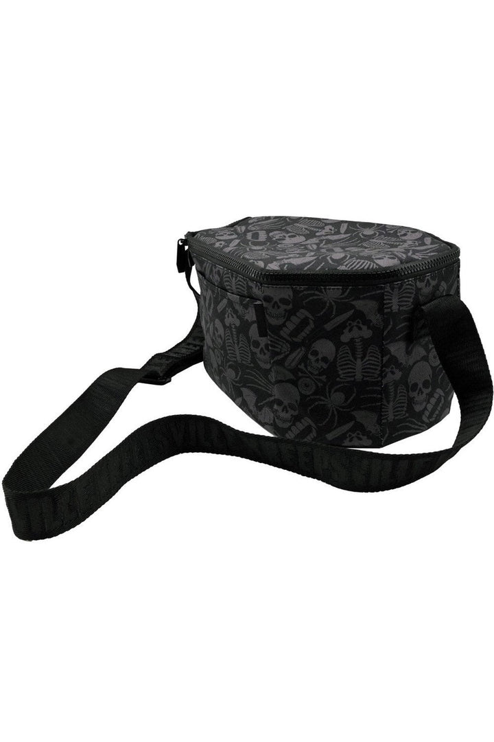 Death Repeat Coffin Insulated Lunch Bag - bags & wallets - VampireFreaks - Kreepsville