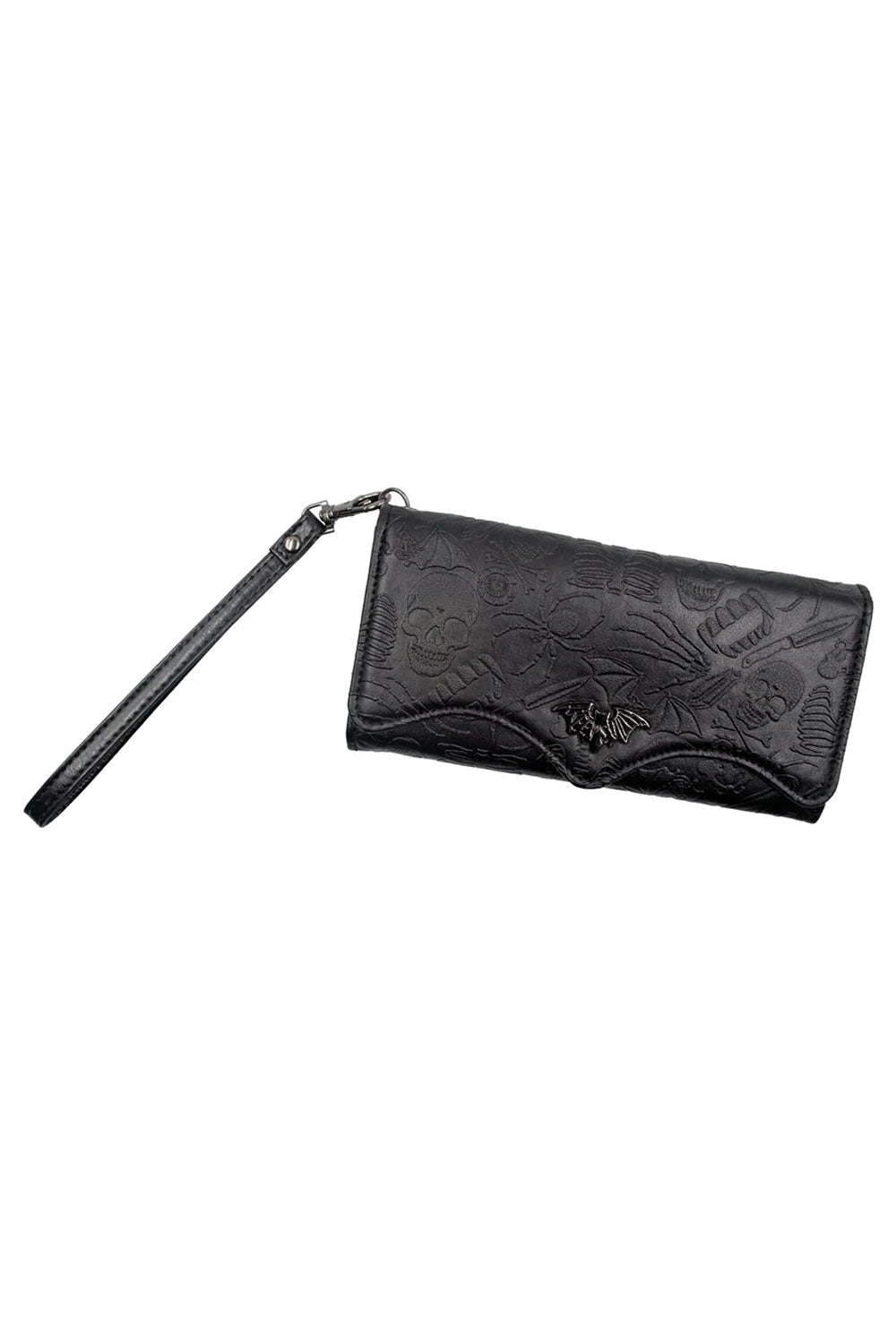 Death Repeat Trifold Wallet - bags & wallets - VampireFreaks - Kreepsville