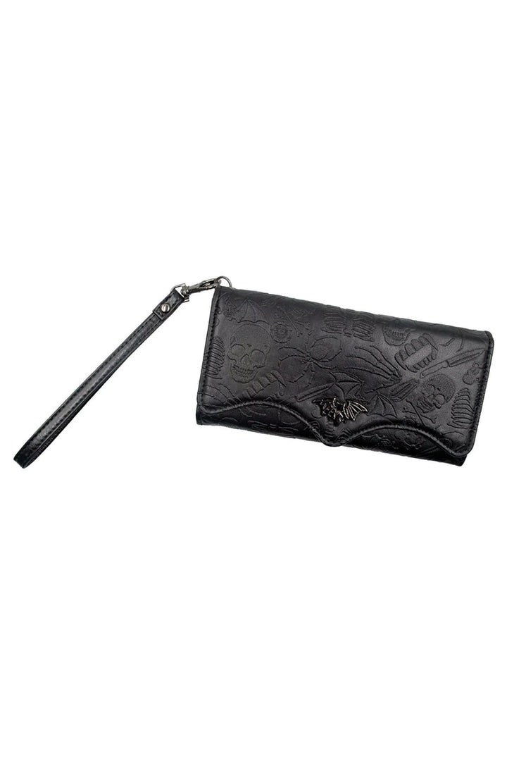 Death Repeat Trifold Wallet - bags & wallets - VampireFreaks - Kreepsville