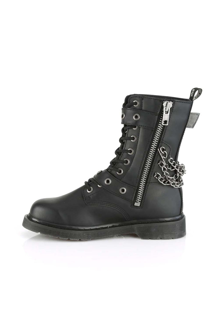 Death Row Combat Boots [Bolt - 250] - mens shoes - VampireFreaks - Demonia