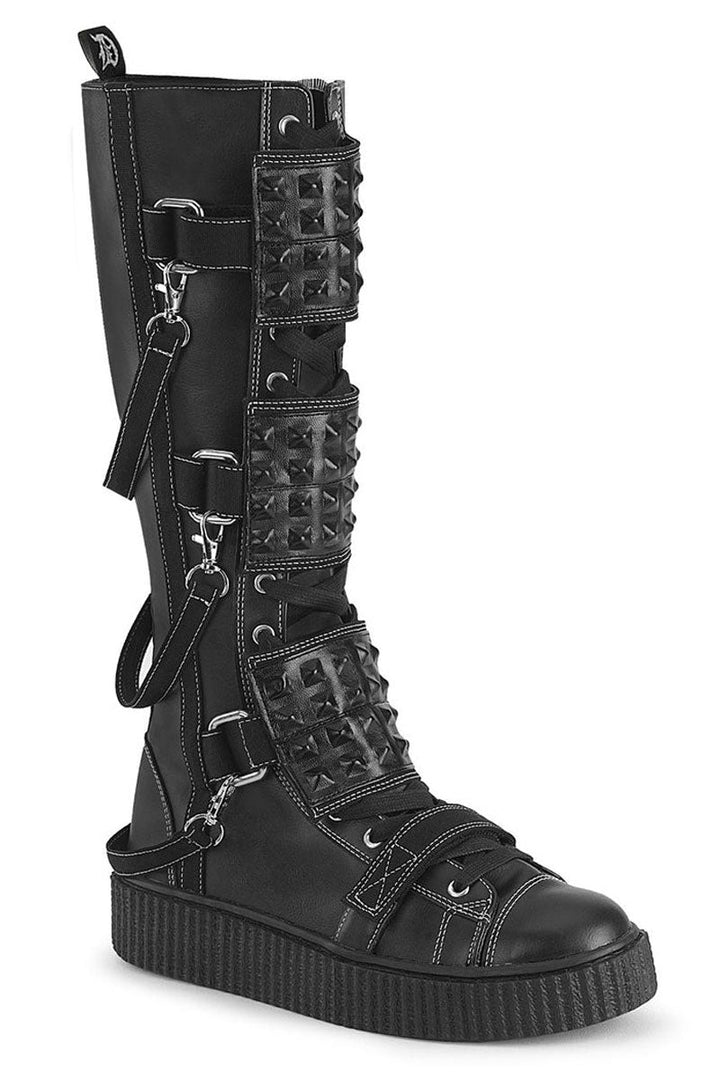 Death Row Creeper Sneakers [SNK410/BVL - CA] - mens shoes - VampireFreaks - Demonia