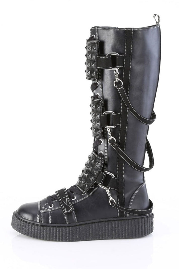 Death Row Creeper Sneakers [SNK410/BVL - CA] - mens shoes - VampireFreaks - Demonia