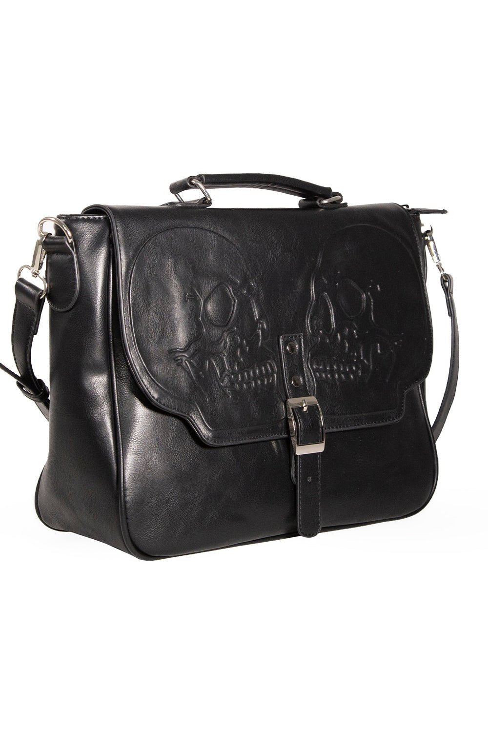 Death Skull Messenger Bag - bags & wallets - VampireFreaks - Banned Apparel / Lost Queen