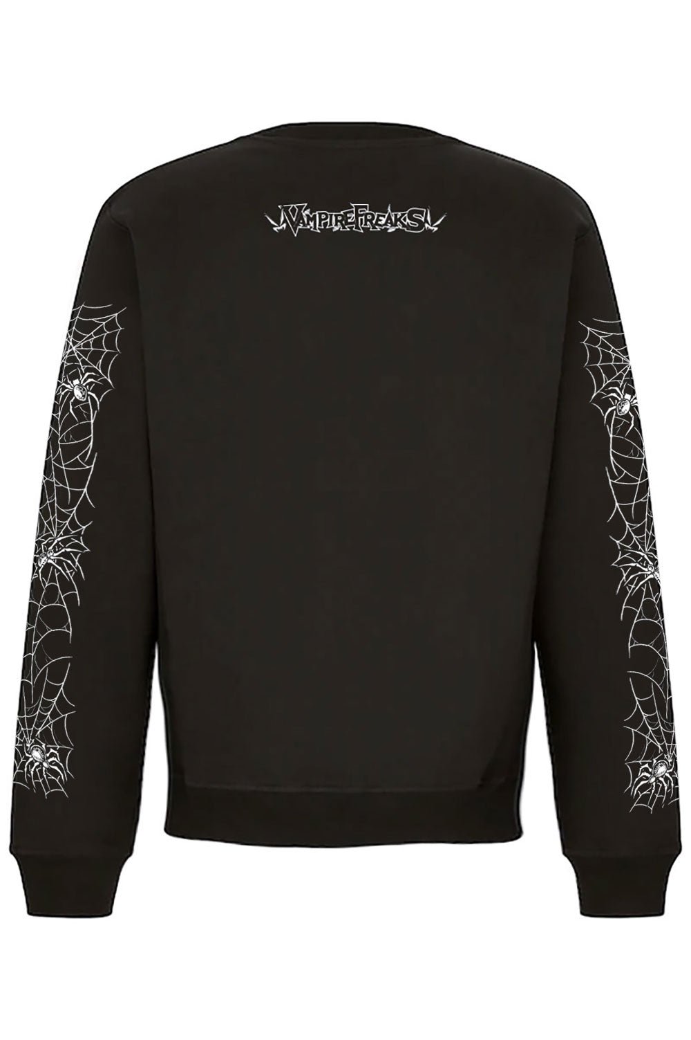 Death Spider Sweatshirt [Spiderweb Sleeves] - mens outerwear - VampireFreaks - VampireFreaks