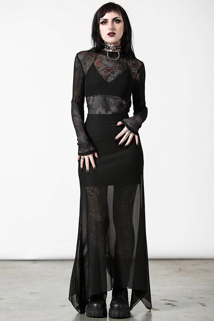 Death Star Maxi Skirt - skirts - VampireFreaks - Killstar