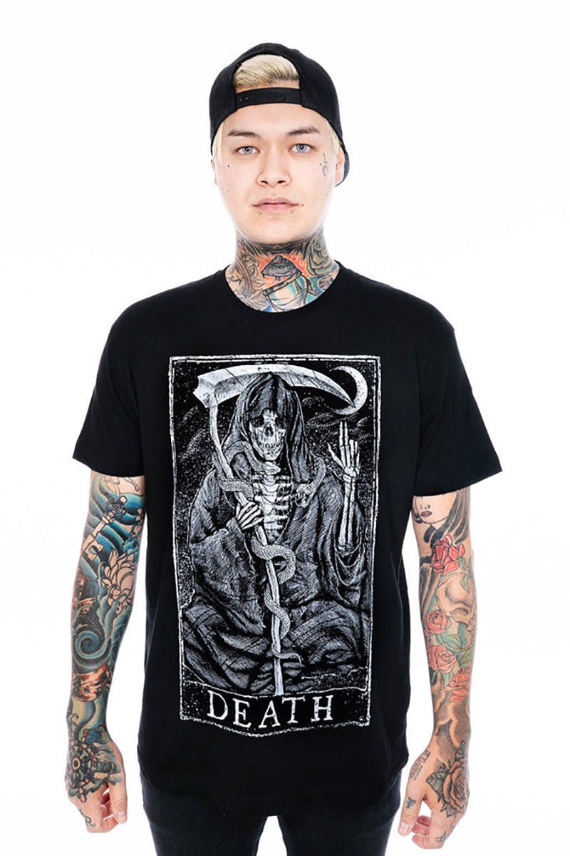 Death Tarot Card T-Shirt - graphic t-shirt - VampireFreaks - Mortus Viventi