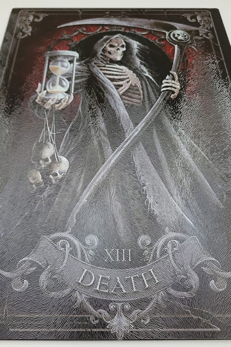 Death Tarot Glass Chopping Board - housewares - VampireFreaks - Spiral