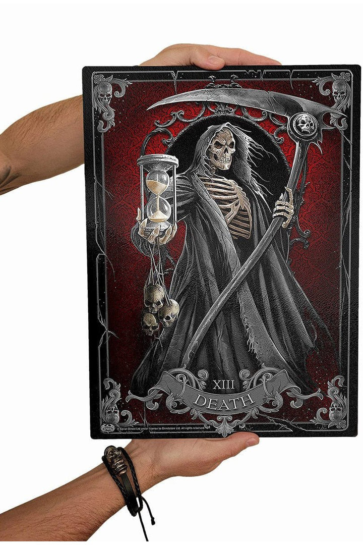 Death Tarot Glass Chopping Board - housewares - VampireFreaks - Spiral