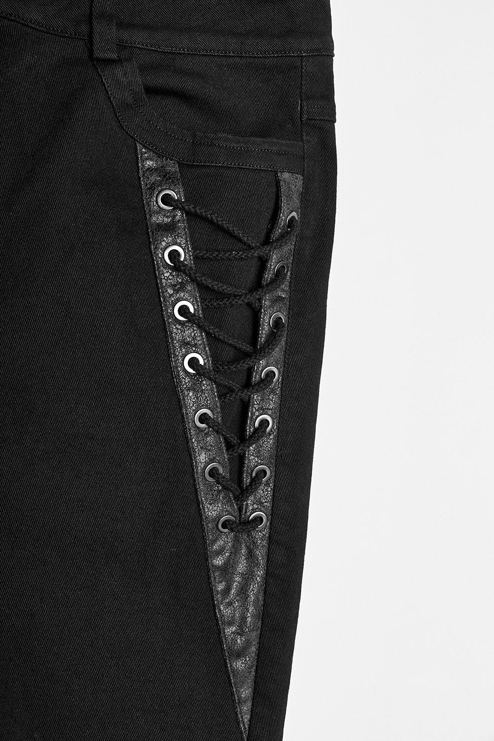 Death Webs Distressed Pants [BLACK] - mens pants - VampireFreaks - Punk Rave