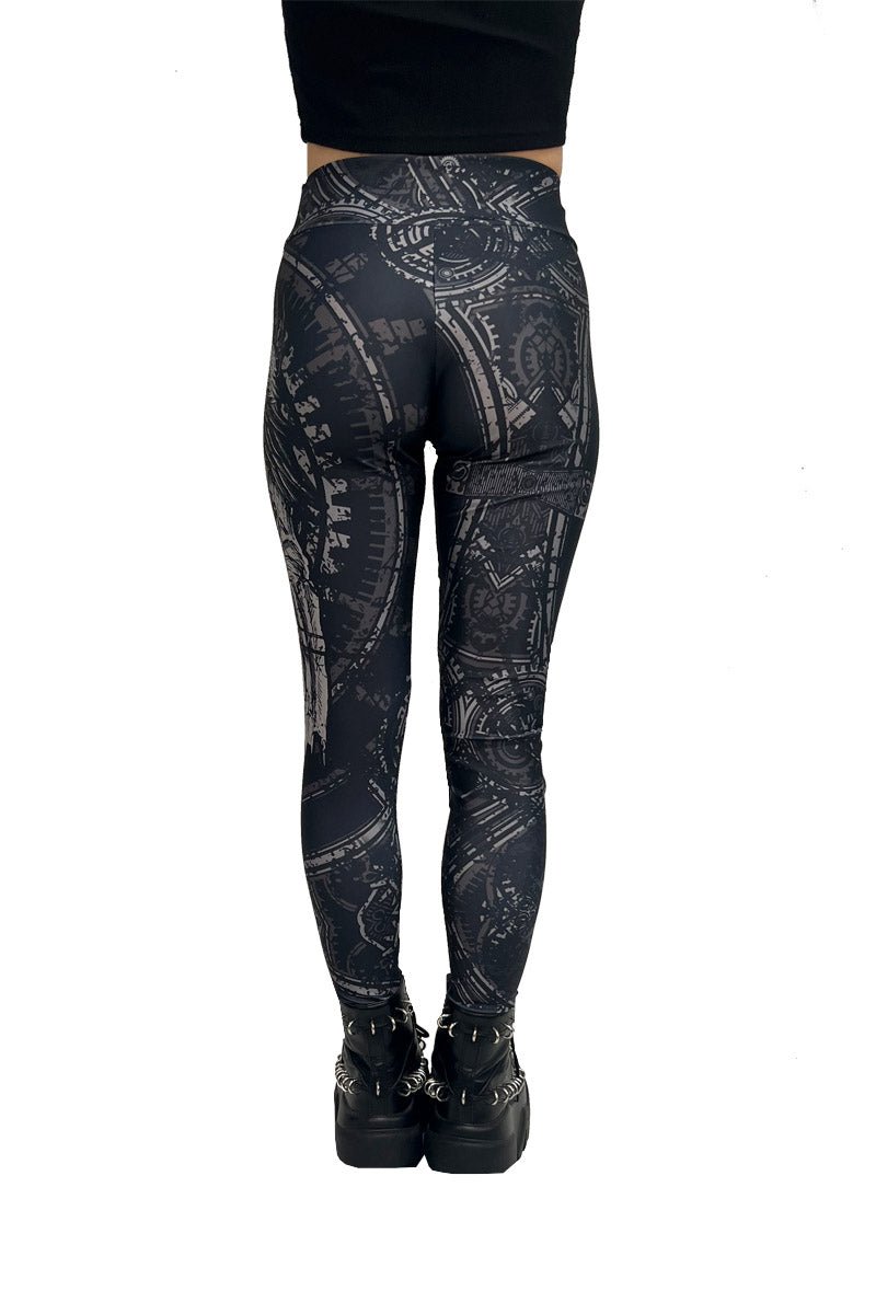 Deathcore Plague Doctor Leggings - womens bottoms - VampireFreaks - VampireFreaks