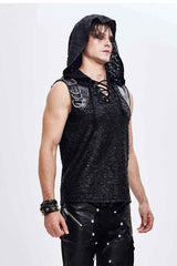 Deathklok Hooded Top - mens tops - VampireFreaks - Devil Fashion