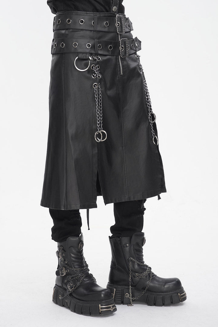 Deathletting Punk Kilt - mens pants - VampireFreaks - Devil Fashion