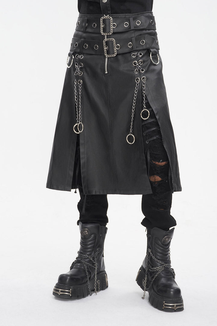 Deathletting Punk Kilt - mens pants - VampireFreaks - Devil Fashion