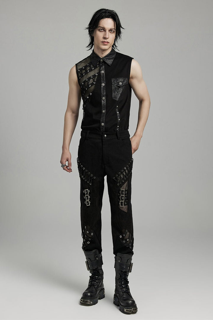 Deathly Pallor Punk Pants - mens pants - VampireFreaks - Punk Rave