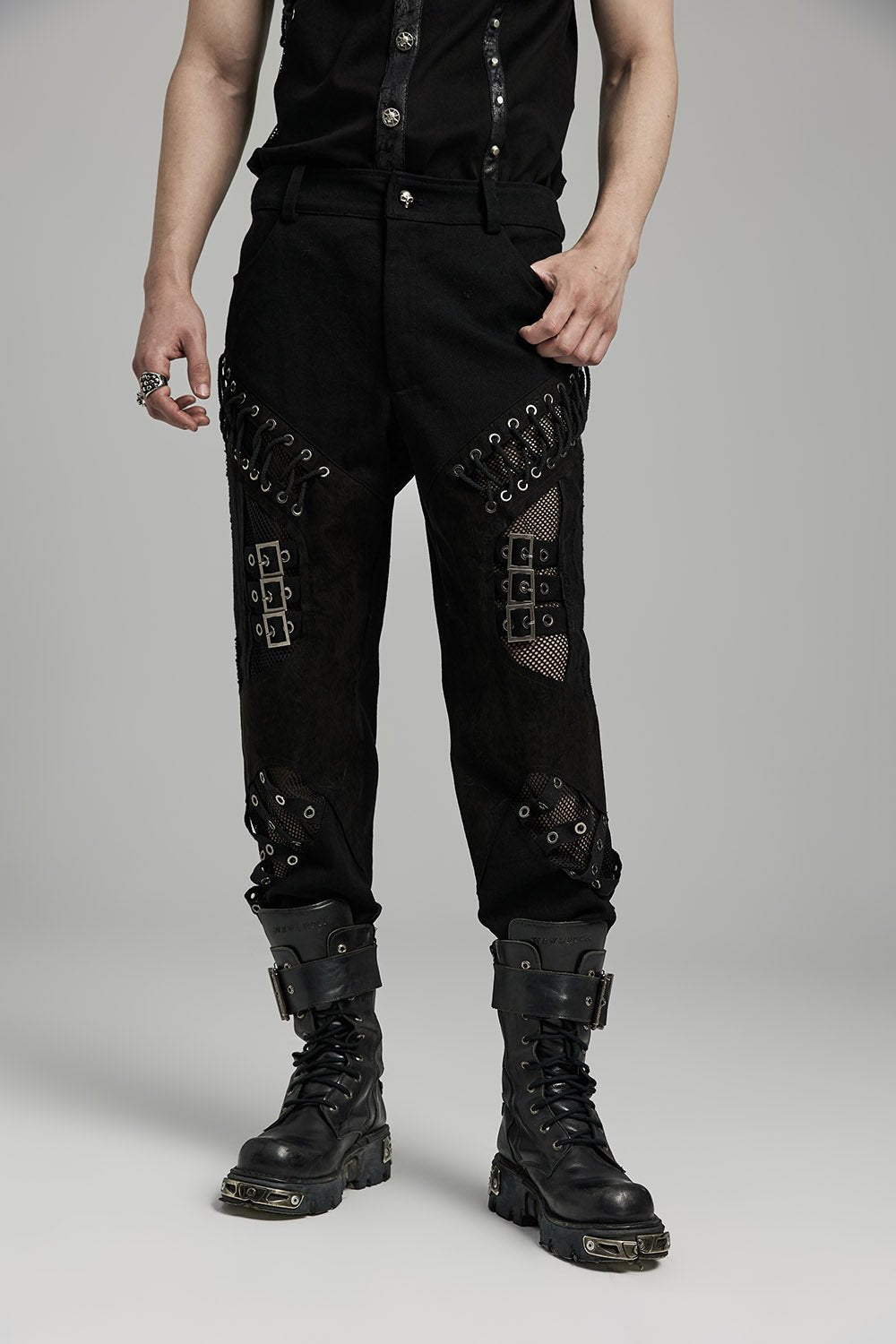 Deathly Pallor Punk Pants - mens pants - VampireFreaks - Punk Rave