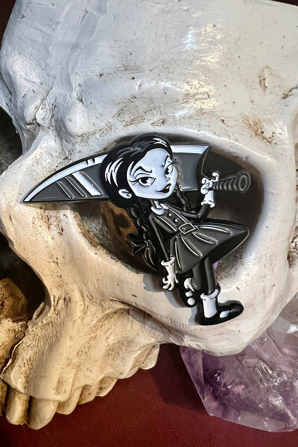 Death's Darling Enamel Pin - pins & patches - VampireFreaks - VampireFreaks