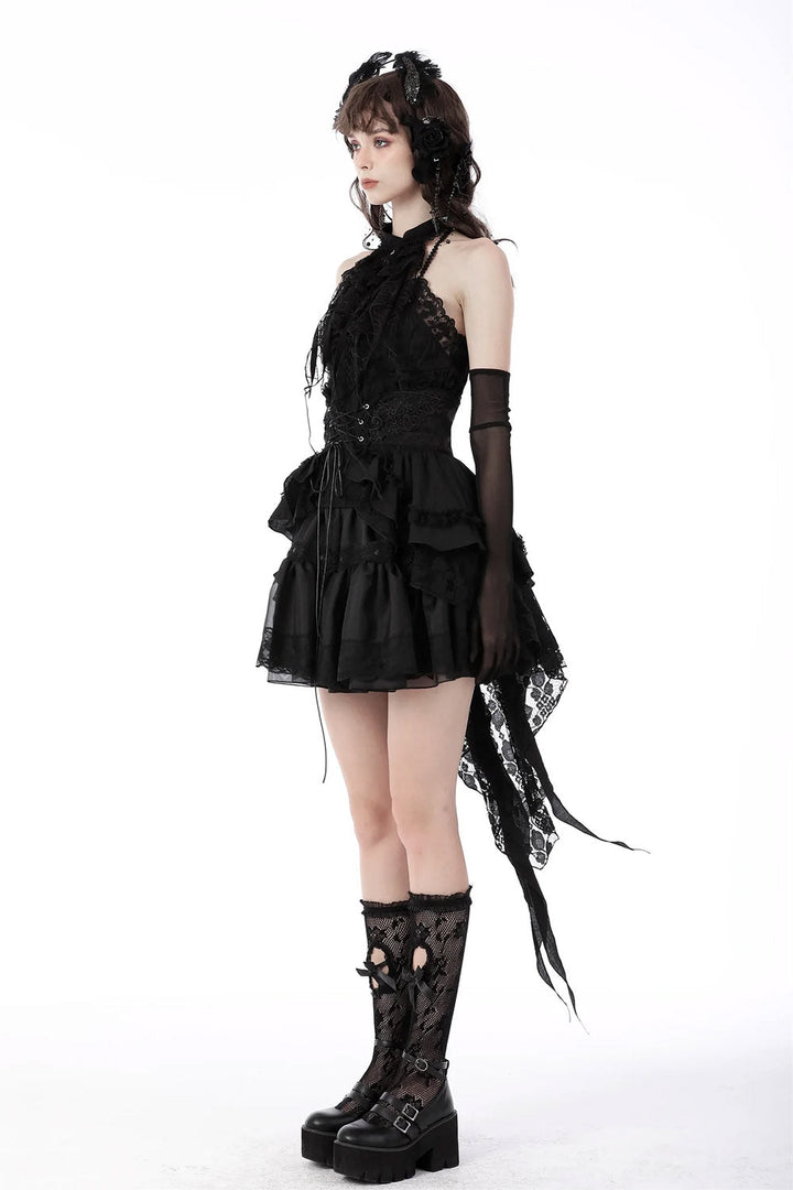 Death's Muse Ruffled Corset Skirt - skirts - VampireFreaks - Dark In Love