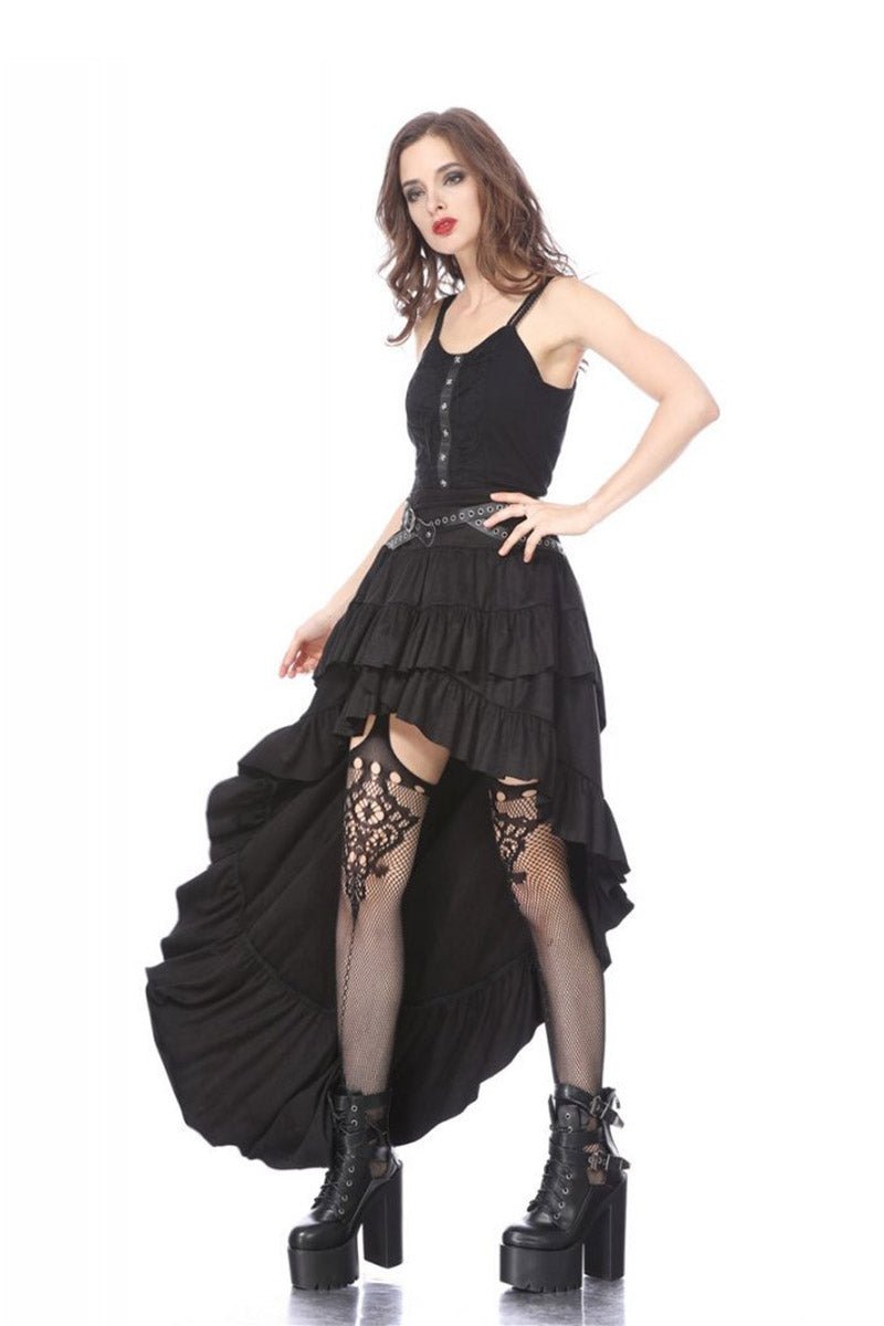 Deathwitch Layered Maxi Skirt - skirts - VampireFreaks - Dark In Love