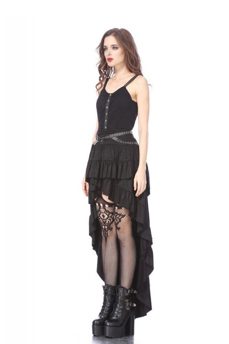 Deathwitch Layered Maxi Skirt - skirts - VampireFreaks - Dark In Love