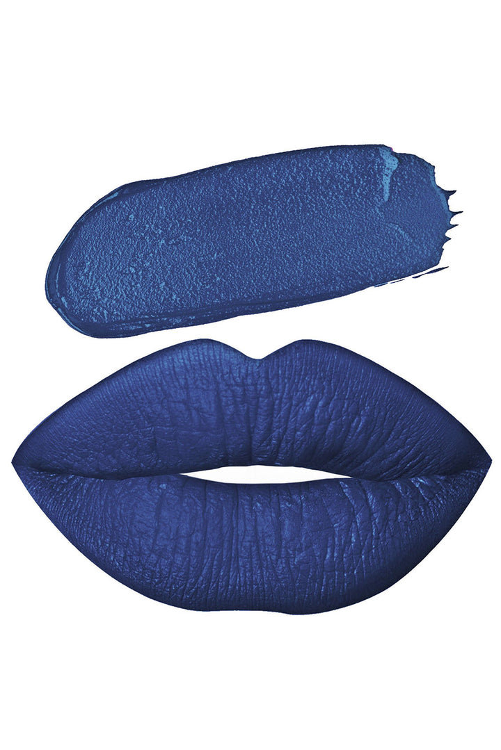 dark ocean blue lipstick