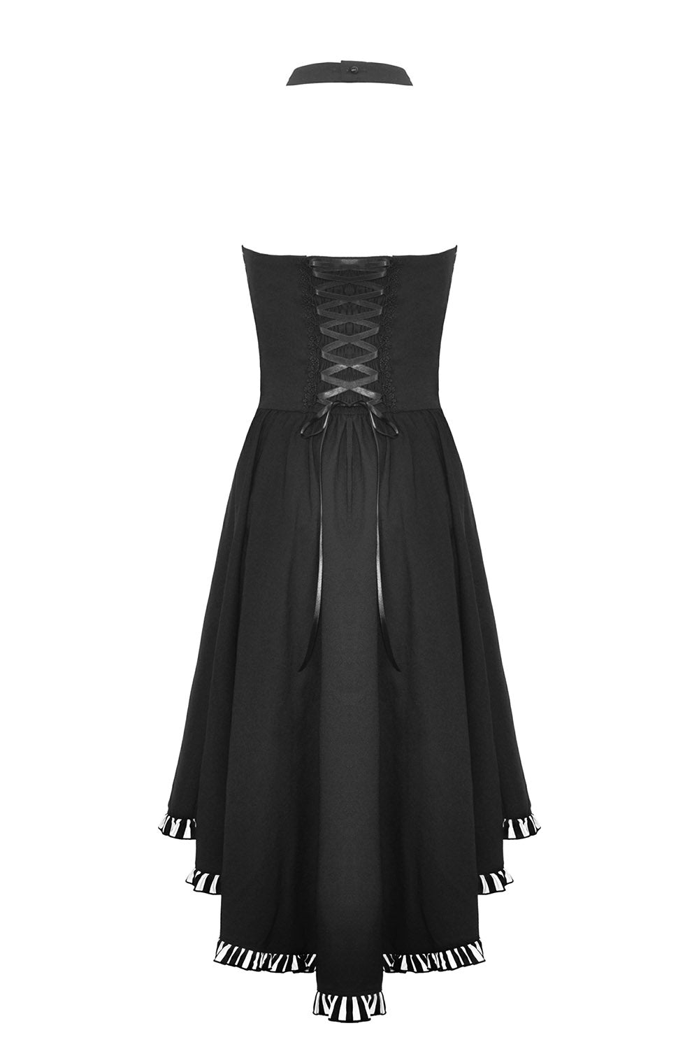 Deetz Striped Swing Dress - dresses - VampireFreaks - Dark In Love