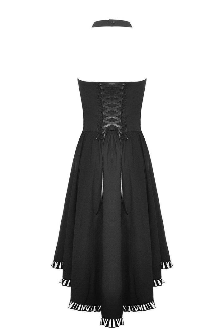 Deetz Striped Swing Dress - dresses - VampireFreaks - Dark In Love