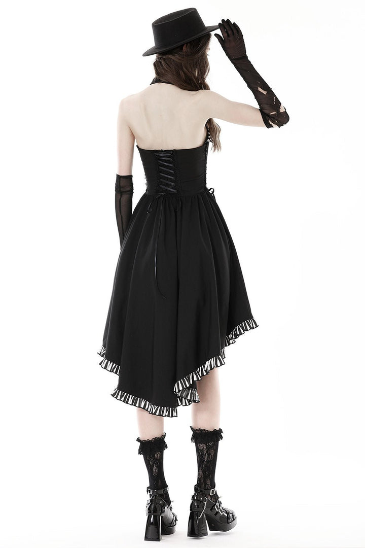 Deetz Striped Swing Dress - dresses - VampireFreaks - Dark In Love