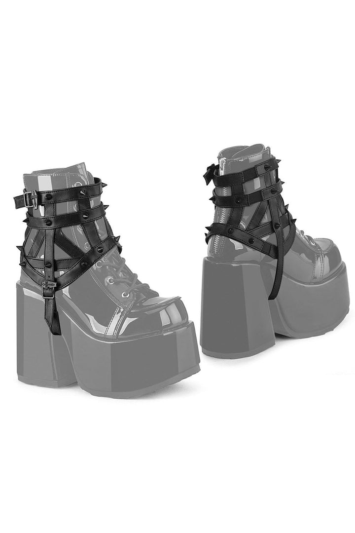 Demonia Cage Boot Harness [PAIR] - mens shoes - VampireFreaks - Demonia