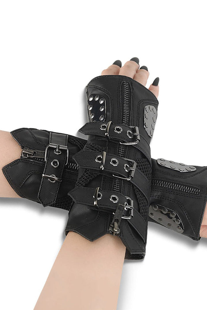 Demonia Wrist Warmers [PAIR] - gloves & armwarmers - VampireFreaks - Demonia