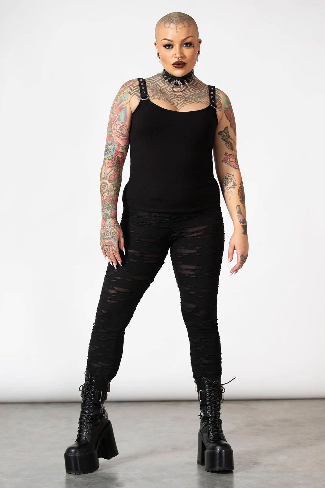 Deserter Leggings - womens bottoms - VampireFreaks - Killstar