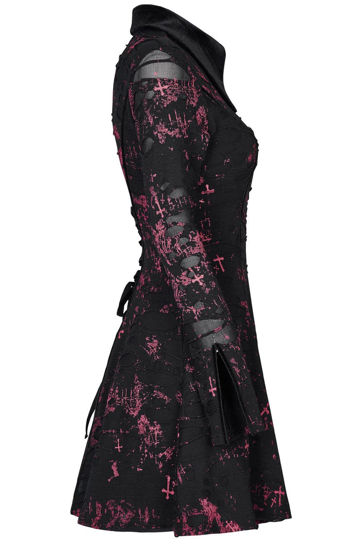 Designer Blood Splattered Dress - dresses - VampireFreaks - Punk Rave