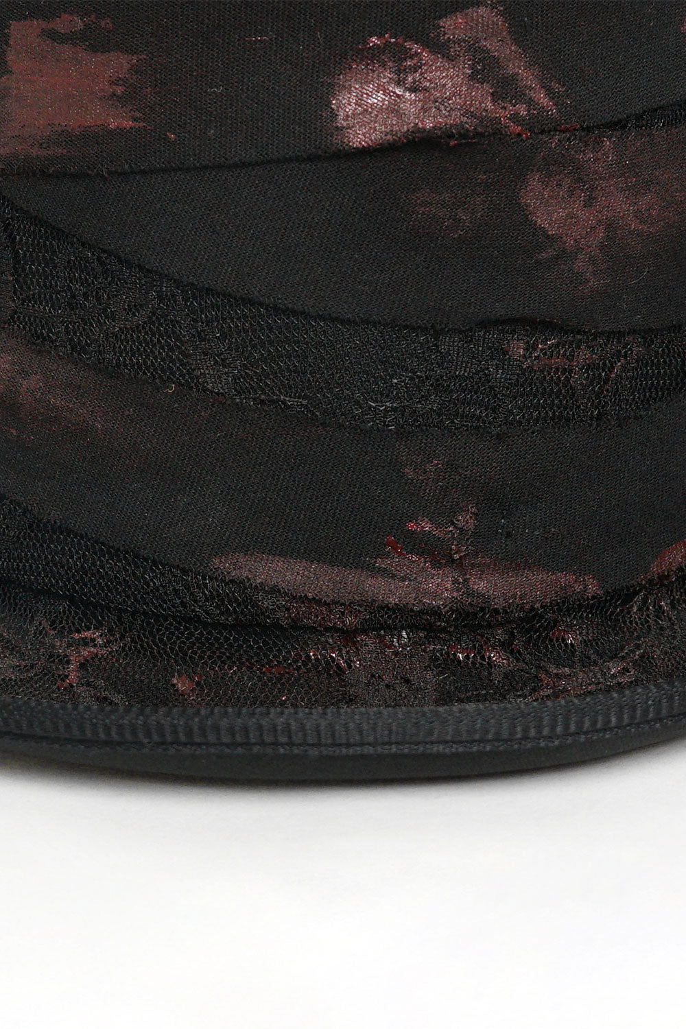Lace and ruffle mens top hat