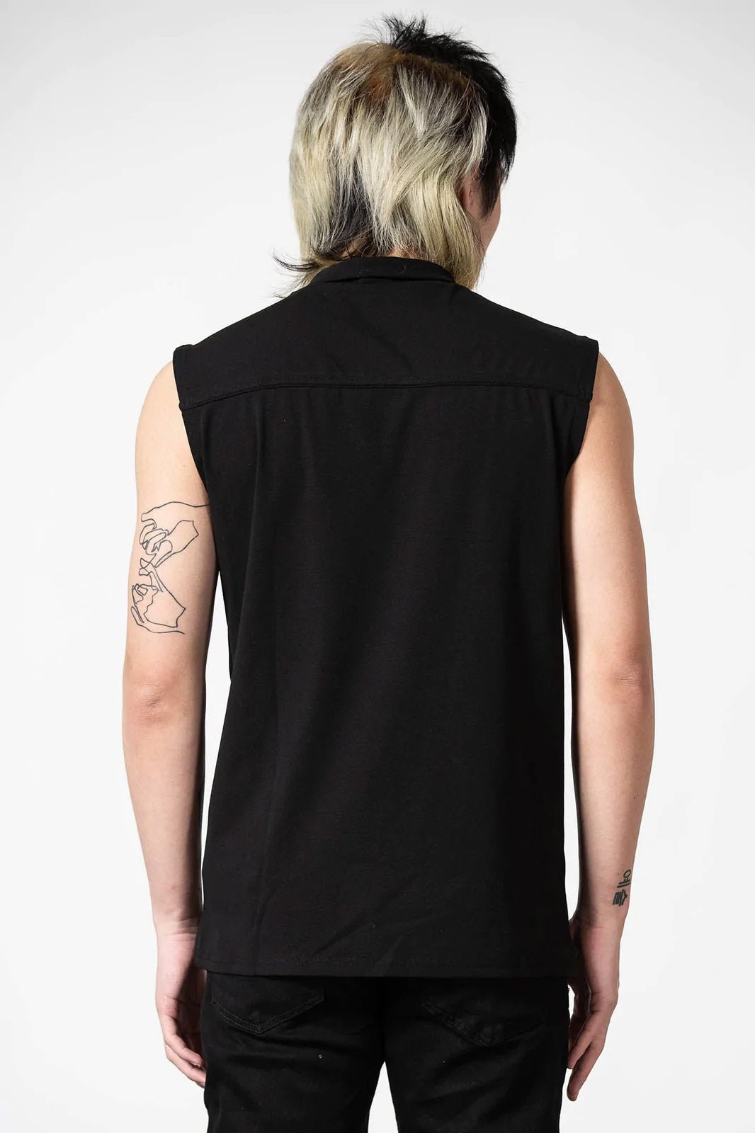 Deux Ex Sleeveless Top [Unisex] - mens tops - VampireFreaks - Killstar