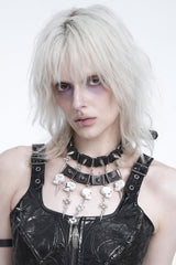 punk spiked choker