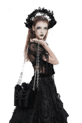 romantic goth bucket bag 