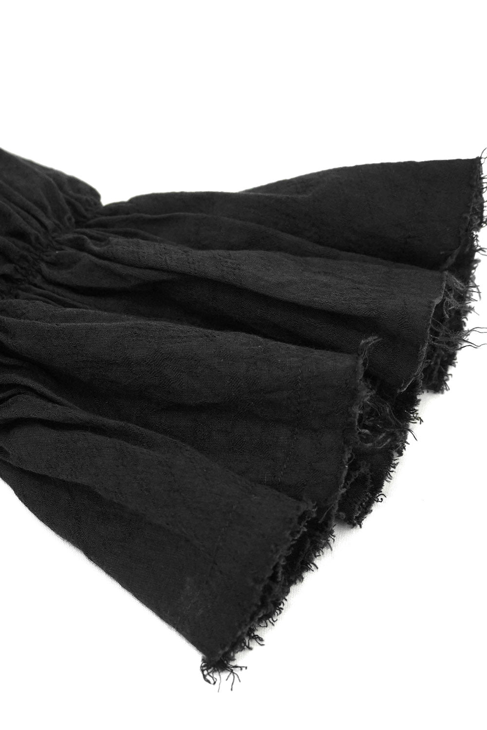 mens distressed historical shirt with flared cuffs