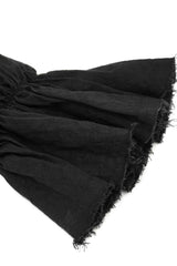 mens distressed historical shirt with flared cuffs