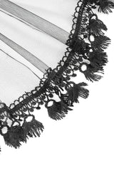 Dark Charms Mesh Underbust Corset