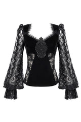 Nosferatu Lace Sleeve Gothic Top