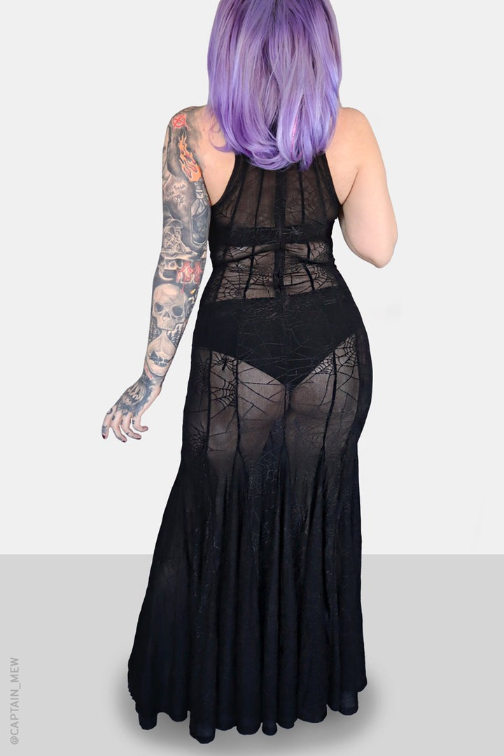 gothic prom gown