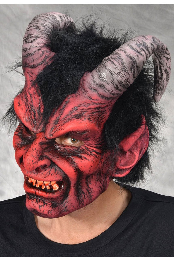 Diablo Red Devil Krampus Latex Mask - costumes - VampireFreaks - Zagone Studios