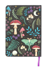 hardcover luna moth dark cottagecore diary