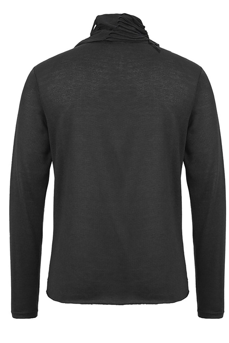 Dieselpunk Knit Long Sleeve Top - mens tops - VampireFreaks - Devil Fashion