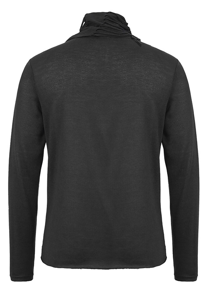 Dieselpunk Knit Long Sleeve Top - mens tops - VampireFreaks - Devil Fashion