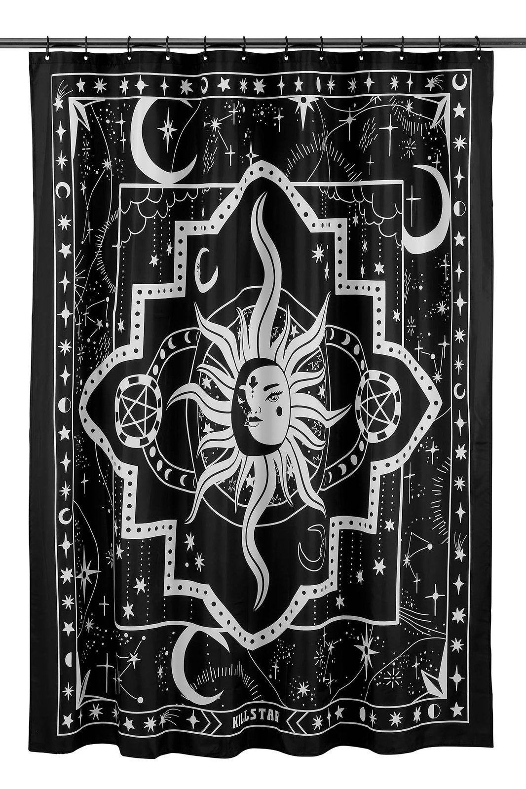 Dimensional Key Shower Curtain - housewares - VampireFreaks - Killstar