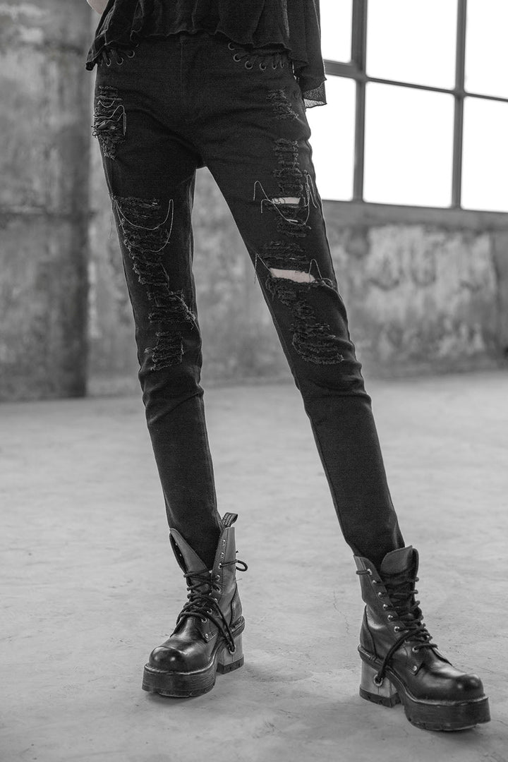 Dismantle Jeans - womens bottoms - VampireFreaks - Punk Rave