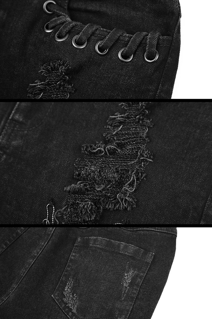 Dismantle Jeans - womens bottoms - VampireFreaks - Punk Rave