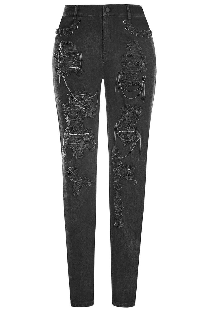 Dismantle Jeans - womens bottoms - VampireFreaks - Punk Rave